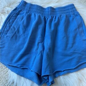 Aerie On My Way! High Waisted Short in Laundry Blue S